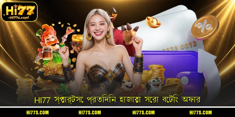 HI77 স্পোর্টসে প্রতিদিন হাজারো সেরা বেটিং অফার